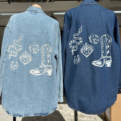 COWGIRL BY FRANKIE SHACKET DARK DENIM