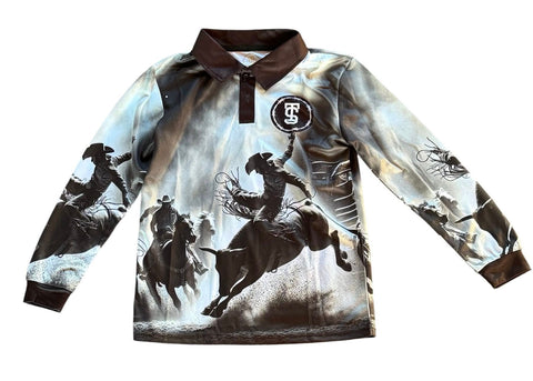 Kids Night Rodeo Fishing Shirt
