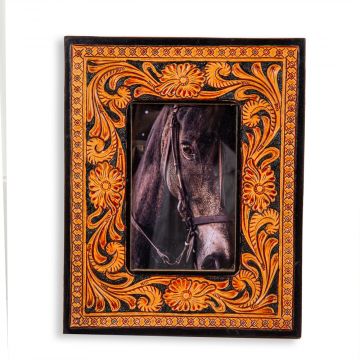 LEATHER TOOLED FRAME