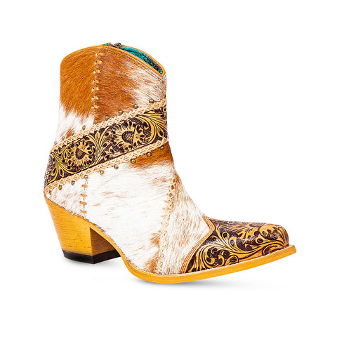 NEW RELEASE COWHIDE & LEATHER BOOTS