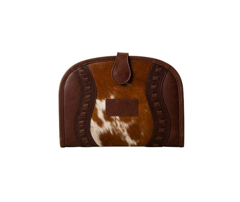 COWHIDE LEATHER TOILETRY BAG