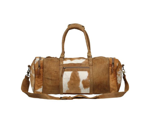 COWHIDE OVERNIGHT BAG