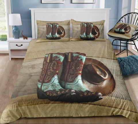 NEW RELEASE BOOT HAT BEDDING SET