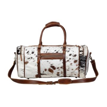 COWHIDE OVERNIGHT BAG