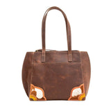 4 BAG LEATHER WITH SUNFLOWER COLLECTION SET